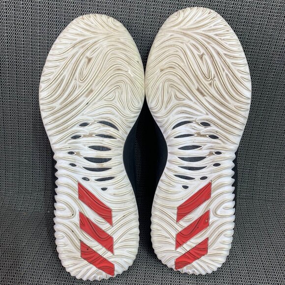 Adidas Dame 5 Mens Size 12.5 Basketball Shoes White/Red Lightweight Breathable - Picture 8 of 9